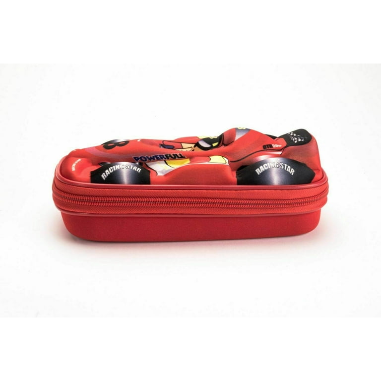 Maxi s Design Race Car Shaped Pencil Case for Boys with Zipper