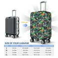 thumbnail image 6 of Fotbe Dinosaur Plays Soccer Luggage Cover Protector,Suitcase Protector,Scratch and Dirt Resistant,Fits 18-32 Inch Luggage-Large, 6 of 9