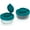 Teal, variant on SIGNORA WARE 2-Piece Airtight Salt and Pepper Shakers Set, BPA-Free, Black & White
