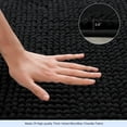 thumbnail image 4 of Subrtex Chenille Microfiber Non Slip Absorbent Soft and Thick Washable Dry Fast Noodle Bath Mat, 4 of 6