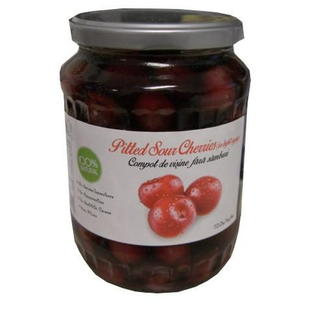 Pitted Sour Cherries in Light Syrup (Livada) 720g (1lb.9oz) Walmart