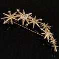 thumbnail image 4 of Crystal 'Star Rain' Brooch (Gold Tone), 4 of 4