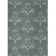 Rugs America Asteria Collection Blue Green AI400A Transitional Floral