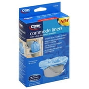 Carex Commode Liners with Ultra Absorbent Powder 7 ea (Pack of 4)