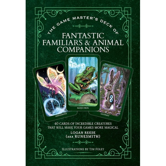 Game Master The Game Master's Deck of Fantastic Familiars and Animal Companions: 40 Cards of Incredible Creatures That Will Make You, (Paperback)