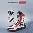 thumbnail image 3 of Motorcycle Sneakers for Men & Women, Ankle Support Biker Boots, Safety Trainers Riding Shoes with Rotary Buckle, Professional Moto Footwear, 3 of 5