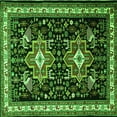 thumbnail image 1 of Ahgly Company Indoor Square Persian Green Traditional Area Rugs, 7' Square, 1 of 1