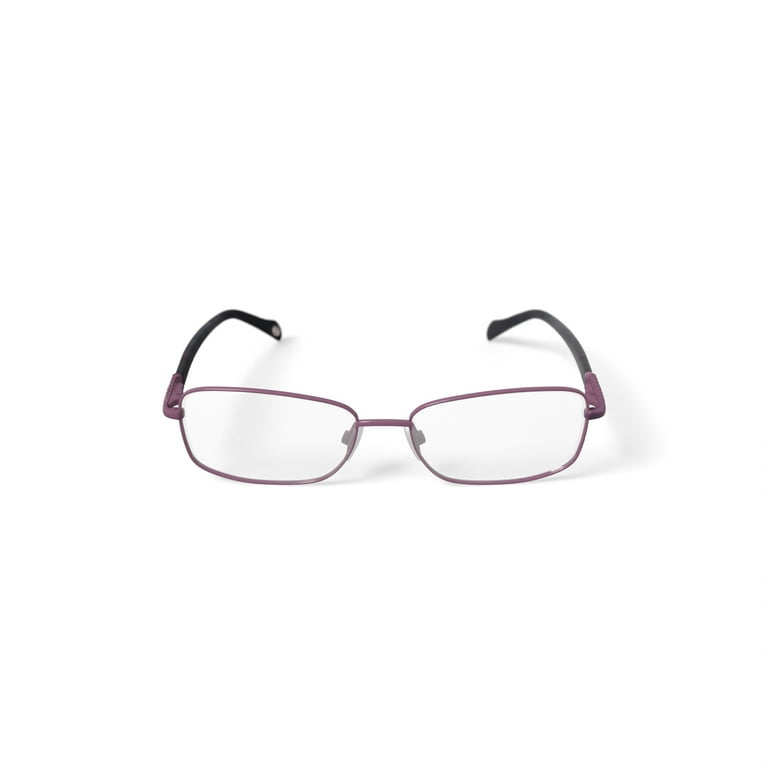 Laura Ashley Women's Mia Rectangular Prescription Eyeglasses with