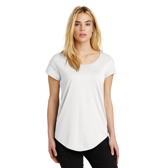 Camiseta de manga corta Alternative Origin para mujer, blanca, mediana Ropa alternativa 03499MR-100