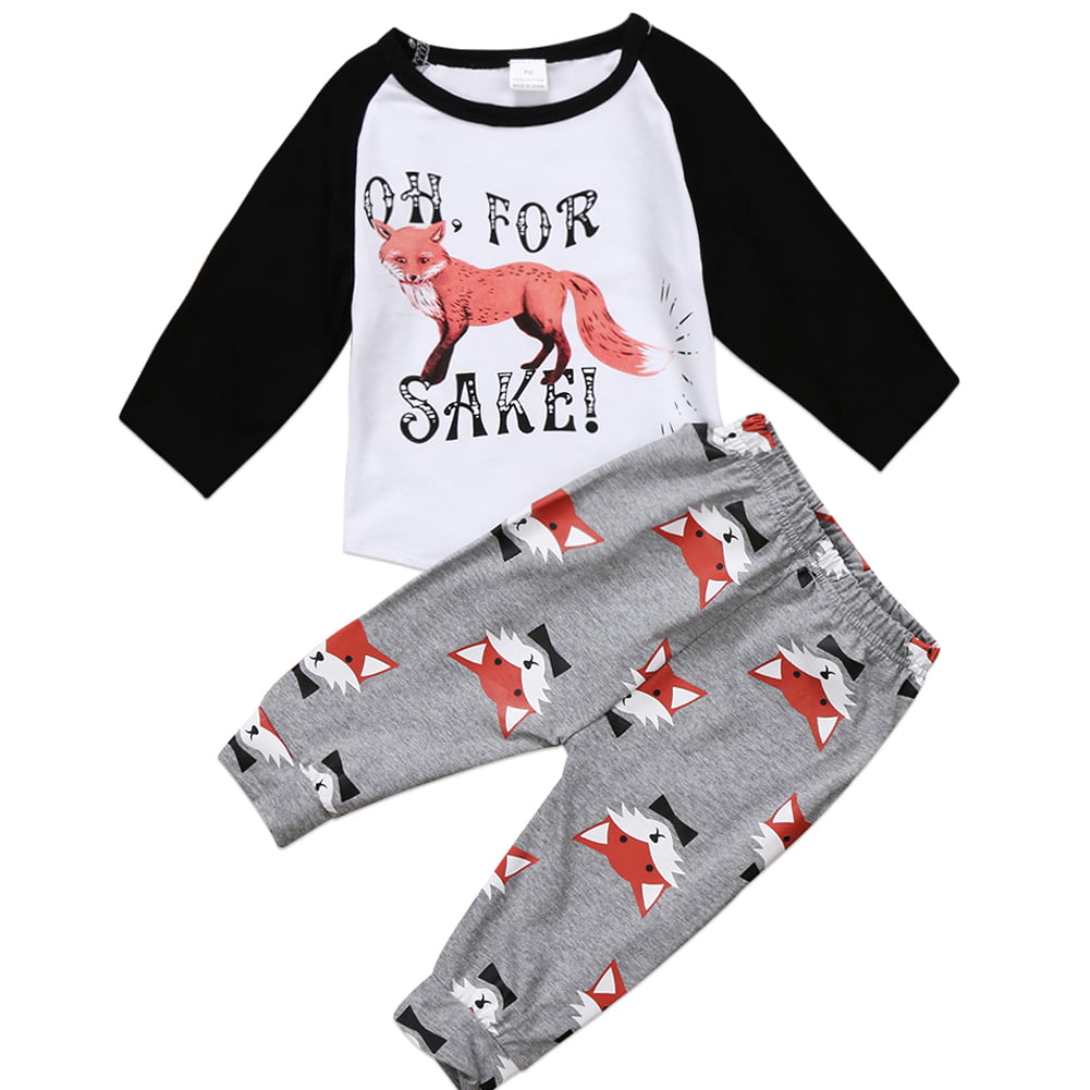 Funny Baby Fox Boho clothing for Kids Woodland Animal Infant Shirt Oh For Fox Sake Newborn Baby Clothes For Fox Sake Toddler Tee Fox