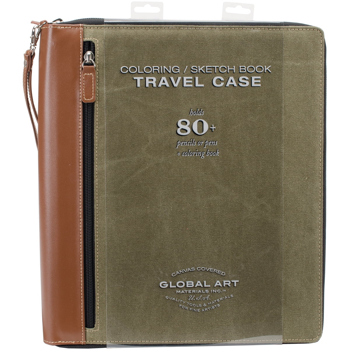 Download Speedball Art Products Coloring Book Travel Art Pencil Storage Case Large Olive Walmart Com Walmart Com