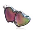 thumbnail image 2 of Mood Rings Color Change Adjustable Temperature Emotion Feeling Finger Accessories Costume Props Bag Fillers Birthday Favors Gift double heart, 2 of 5
