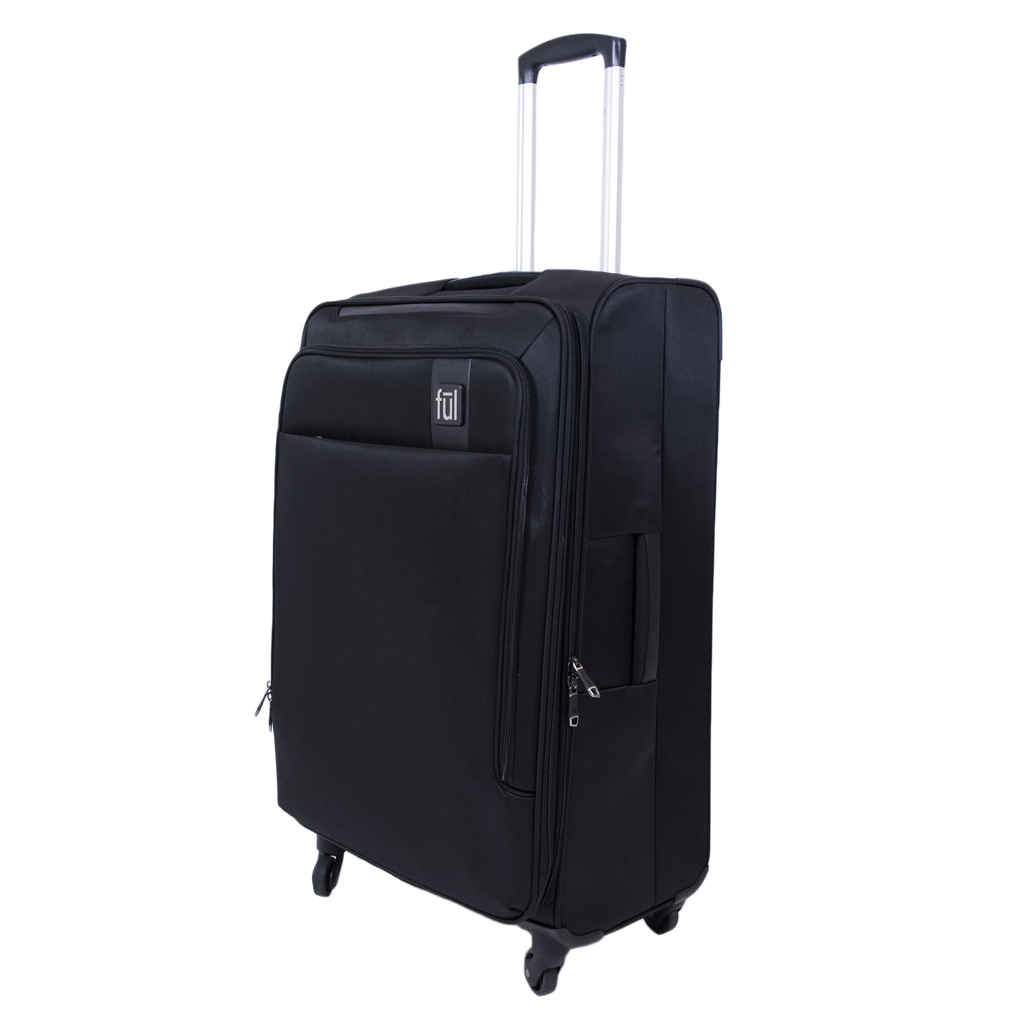 ful FUL Flemington 29in Soft Sided Rolling Luggage Suitcase, Black