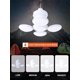 thumbnail image 3 of Solar Camping Light, Portable Tent Light with Hook, Foldable LED Football Bulb Rechargeable USB Camping Light for Home, Office, Tent, Car, Emergency P, 3 of 5