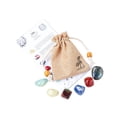 thumbnail image 2 of TIMIFIS A Ores Gemstones Astrology Set Natural Crystal Twelve Constellations Cloth Bag Set Home Decor, 2 of 4