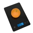 thumbnail image 5 of Báscula de alimentos, báscula de cocina digital de 33 lb/15 kg para onzas y gramos de alimentos para cocinar y hornear, graduación precisa de 1 g/0,1 oz, vidrio templado impermeable, recarga, 5 of 5