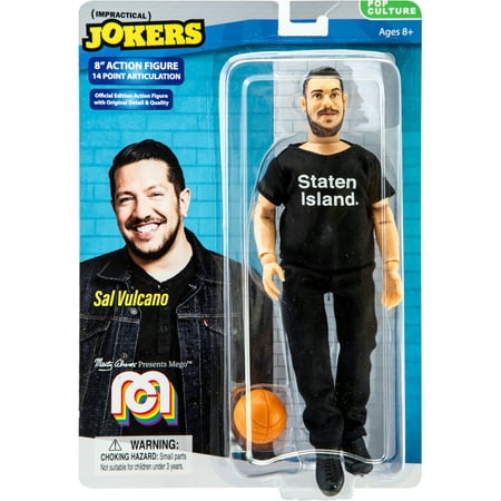 Mego Action Figure, 8” Impractical Jokers - Sal (Limited Edition Collector’s