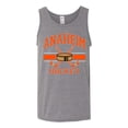 thumbnail image 2 of Wild Bobby City of Anaheim Hockey Fantasy Fan Sports Men's Tank Top, Heather Grey, Small, 2 of 5