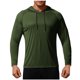 thumbnail image 2 of pstuiky manga larga para hombre, Blusa deportiva informal de color liso con capucha y manga larga raglán con cordón y resistente al sol para hombre camisetas de hombre l, 2 of 5