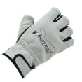 thumbnail image 2 of Frogg Toggs Froggfingers Fingerless Fishing Gloves, Water-Resistant Outdoor Gloves with Silicone Grip, Gray/Black, Large, 2 of 2