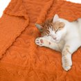 thumbnail image 4 of Baby Blanket for Girls Toddlers 3D Fleece Fluffy Fuzzy Blanket for Baby, Soft Warm Cozy Fleece Blanket, Infant or Newborn Receiving Blanket (30x40inch, Orange), 4 of 6