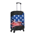 thumbnail image 6 of Salouo Shark With USA Flag Pattern Travel Dust-proof Suitcase Cover, Softside Suitcase Protector Luggage Cover Protector for 18-32inch ,Not Included Suitcase, 6 of 8
