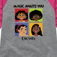 thumbnail image 3 of Disney's Encanto - Magic Awaits You Panels - Toddler And Youth Girls Raglan Graphic T-Shirt, 3 of 5