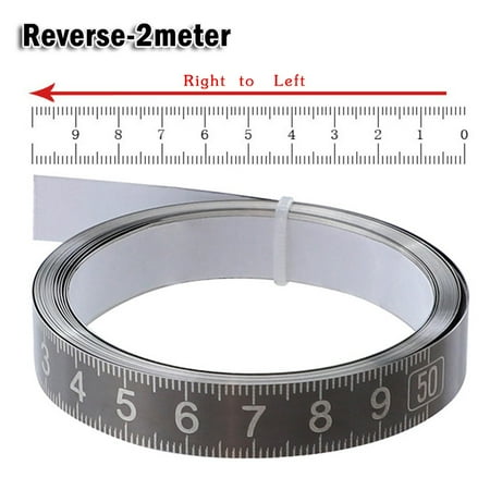 

1m 2m Self Adhesive Ruler Tape Measure for Woodworking Rail Track Tape Measure
