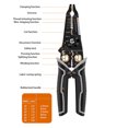 thumbnail image 3 of Durable High Carbon Steel Wire Stripper with Anti-Rust Coating Easy and Precise Stripping for Wires, Cables, and Ropes, 3 of 11