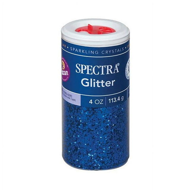 Pacon PAC91650-6 4 oz Spectra Pailleté, Bleu - 6 Chacun