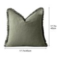 thumbnail image 3 of Pklyzj Pillow Covers 1Pack Bohemian Wind Washed Cotton Tassel Solid Color Pillow Set Living Room Sofa Lumbar Cushion Cushion Bedroom on Clearance, 3 of 6