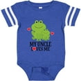 thumbnail image 3 of Inktastic My Uncle Loves Me Frog Boys or Girls Baby Bodysuit, 3 of 5