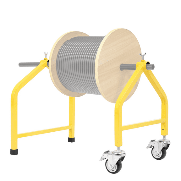 Kojem Universal Wire Spool Rack Holder on Wheels Dispenser Electrical Wire Spool Rack