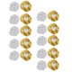 thumbnail image 3 of EeaseMX 20pcs Tigueo de pelo brillante Tapas de aluminio acondicionamiento de aluminio Cap Thermal, 3 of 7