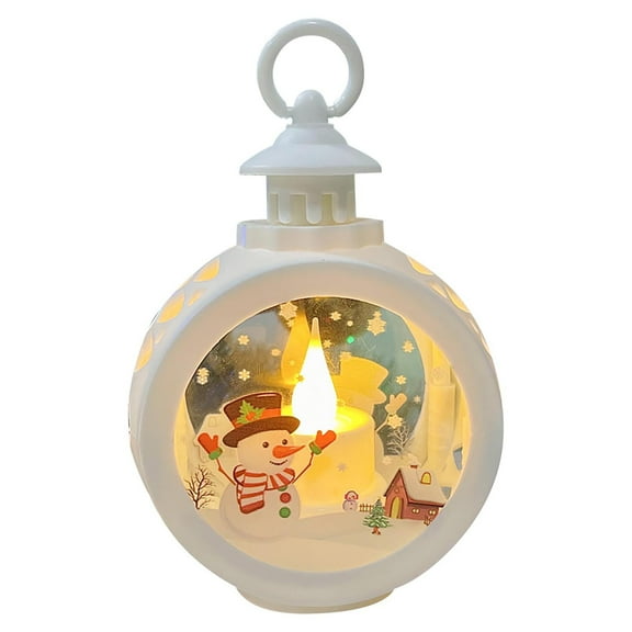 10" Snow Globe Lights, Shimmering Music Box, USB and Battery Powered Christmas Decorations Gift (Three Cardinals)