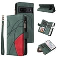 thumbnail image 1 of Compatible with Google Pixel 7 Wallet Case with Card Slots PU Leather Zipper Flip Folio Cover, 1 of 5