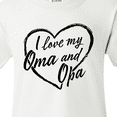thumbnail image 4 of Inktastic I Love My Oma and Opa in Black Chalk Heart Youth T-Shirt, 4 of 5