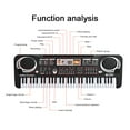 thumbnail image 3 of Fosa Keyboard Electric Piano,61-Key Electric Digital Key Board Piano Musical Instruments Kids Toy with Microphone EU Plug, Musical Instruments Toy, 3 of 8