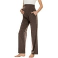 thumbnail image 2 of Fengqque Plus Size Versatile Maternity Pants - Comfort Stretch Waistband Trousers for Pregnancy, Postpartum Transition and Everyday Casual Wear with Adjustable Fit, 2 of 7
