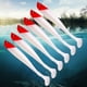 thumbnail image 4 of Señuelo Wobblers para peces señuelo de pesca multifuncional accesorios de pesca Minnow 6 uds., 4 of 7