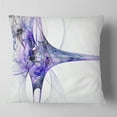 thumbnail image 2 of Designart Large Fractal Artwork Blue - Abstract Throw Pillow - 18x18, 2 of 5