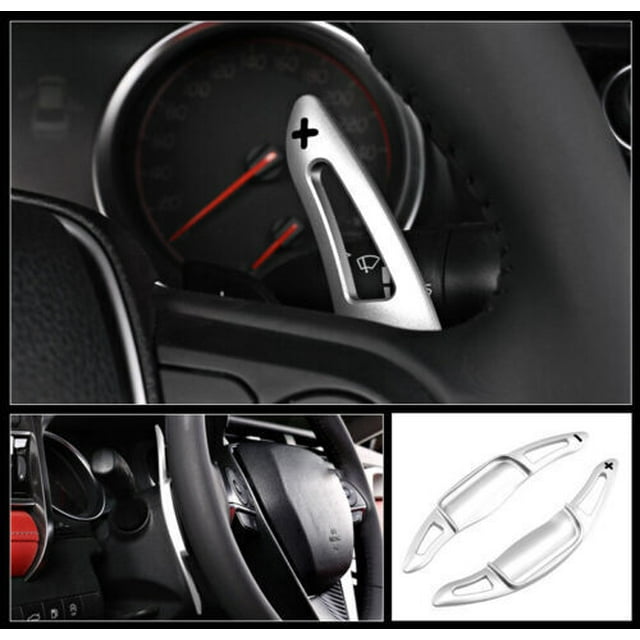 Silver Steering Wheel Shift Paddle Transmission Extended for Toyota for Camry 2018 - 2023-