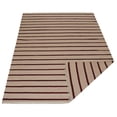 thumbnail image 5 of Rugsotic Carpets Hand Woven Flat Weave Kilim Wool Eco-Friendly 4'x6' Area Rugs Rectangle Cream Red Contemporary Modern Design Low Pile Indoor Handmade Rug for Living Room, Bedroom D00118, 5 of 5