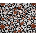thumbnail image 4 of oneOone Polyester Lycra Rust Brown Fabric Giraffe Animal Skin Sewing Craft Projects Fabric Prints By Yard 56 Inch Wide, 4 of 4