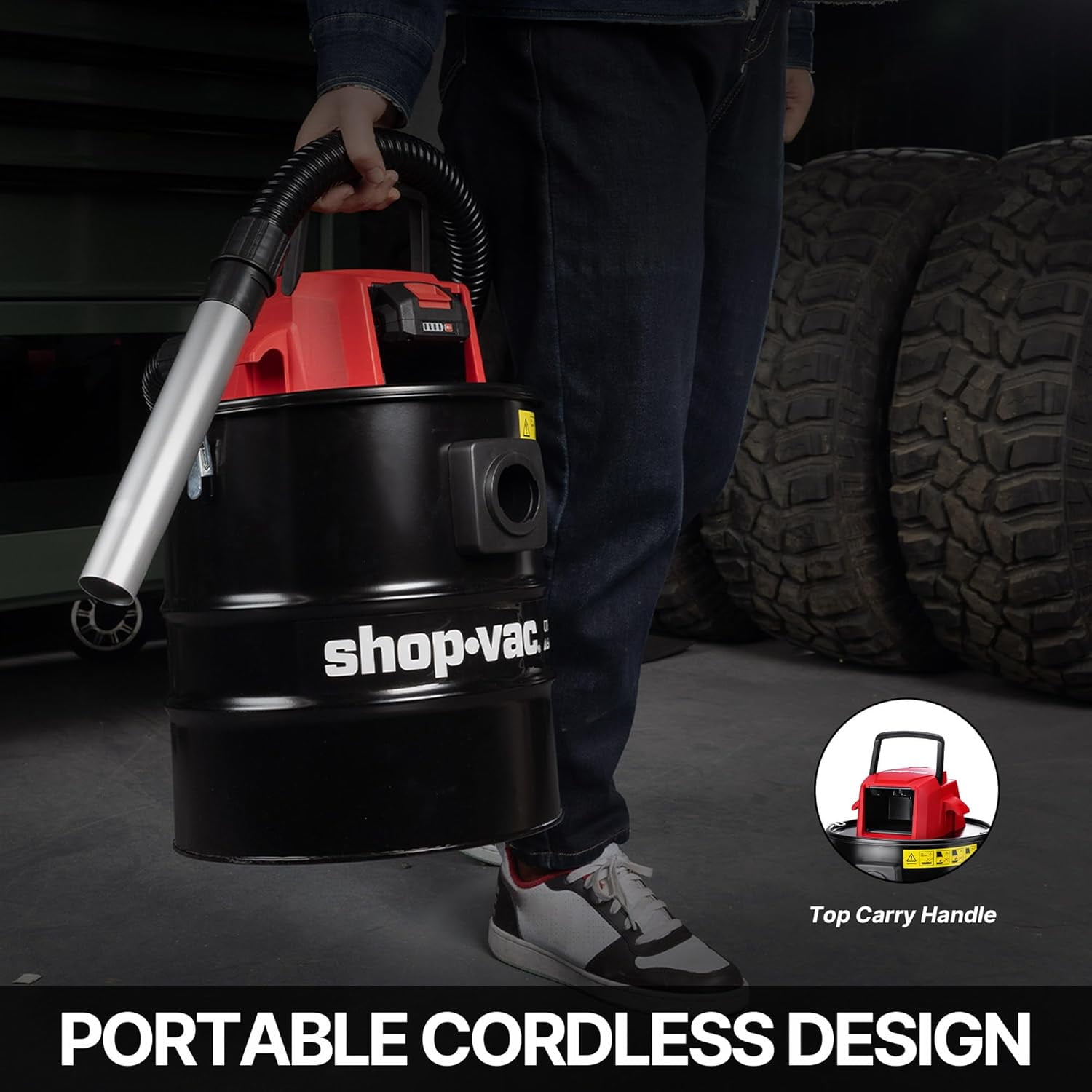 Shop-Vac 20V Cordless 5 Gallon Ash Vacuum