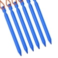 thumbnail image 3 of 6x Piquets de Tente Légers en Alliage d'Aluminium, Chevilles pour Camping, Randonnée, Backpacking Bleu, 3 of 6