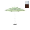 thumbnail image 1 of 11 Pieds Parasol de Marché en Fibre de Verre avec Inclinaison au Col DV Blanc Mat/pacifica/moka, 1 of 4