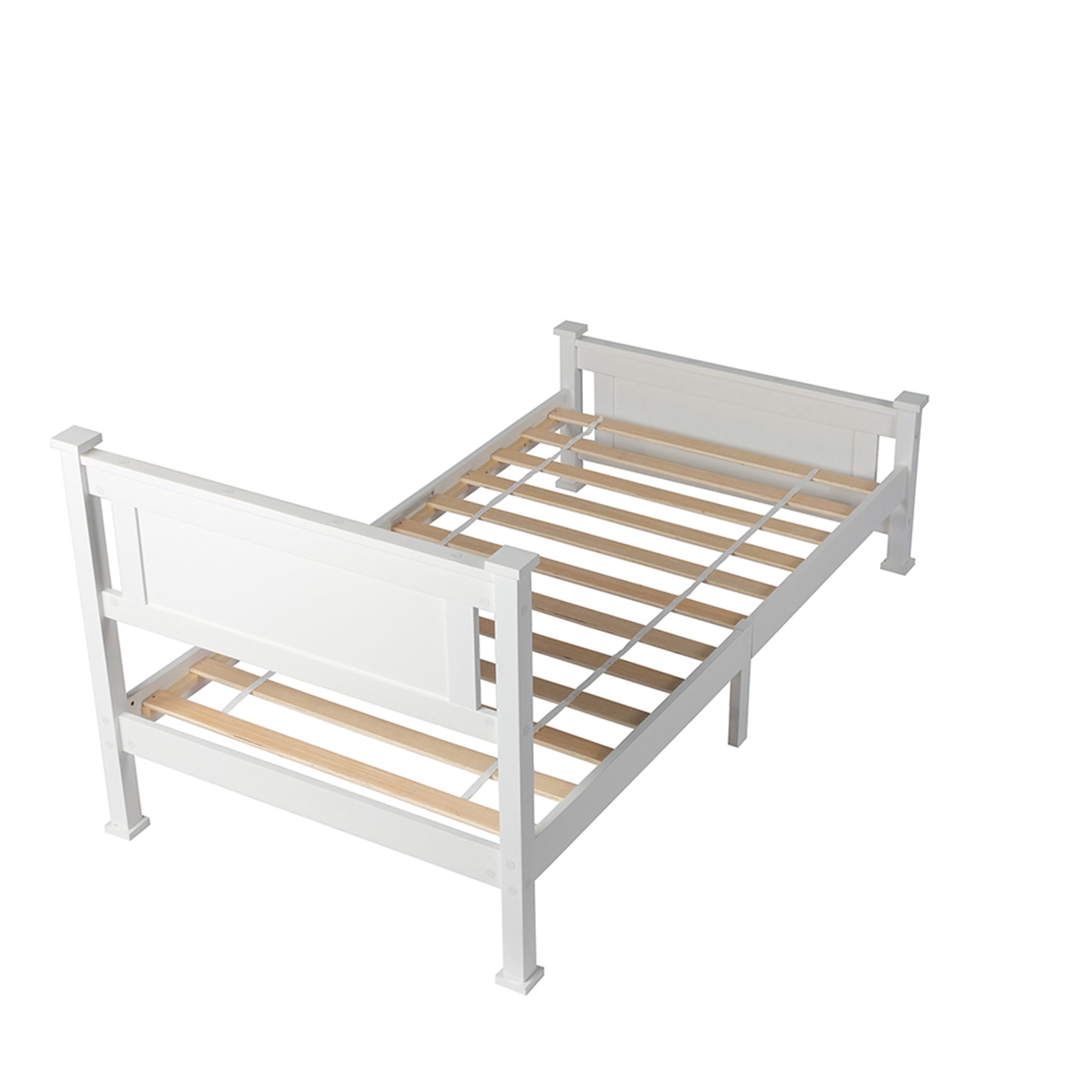 Kadyn Bed Bed Frame Platform Bed, Solid Pine Bed Frame with Sturdy Wood Slats, Modern Style Vertical Bed , Durable Upright Bed