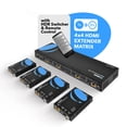 thumbnail image 4 of Extensor HDMI Matrix OREI 4K 4x4 UltraHD 4K a 60 Hz 4:4:4, 4 of 9