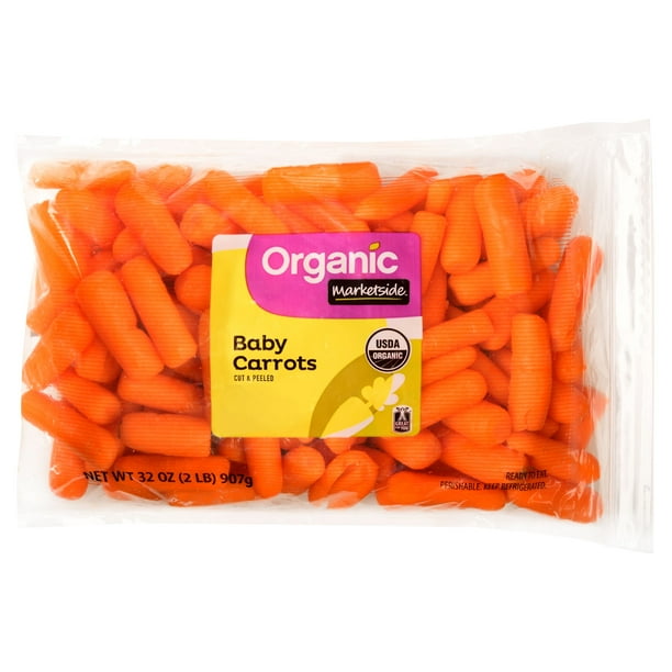 Org Baby Peeled Carrots 2 Lb Bag